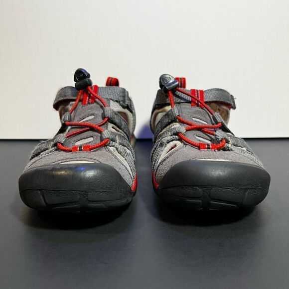 Kids KEEN CNX Waterproof Grey Outdoor Sandals / Size 4 - Picture 3 of 8